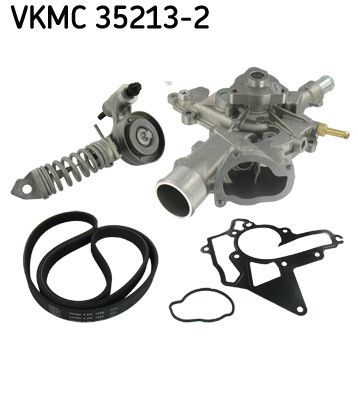 SKF Wasserpumpe + Keilrippenriemensatz (VKMC 35213-2) Thumbnail